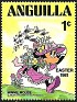 Anguilla 1981 Walt Disney 1 ¢ Multicolor Scott 434